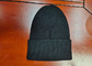 warm black wool or cotton customize woven label inner tape printing knitted boonies hats for winter