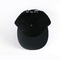 Πλαστικό πορπών μαύρο επίπεδο χείλων Snapback λογότυπο επιστολών κεντητικής καπέλων τρισδιάστατο