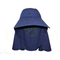 Μπλε ναυτικό UV καπέλο Boonie προστασίας πλαδαρό υπαίθριο για το σαφή τύπο πεζοπορίας