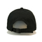 Μαύρα 6 καμμμένα επιτροπή καπέλα του μπέιζμπολ συνήθειας χείλων με τα πλαστικά καπέλα Bsci πορπών